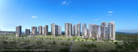 구리역 하이니티 리버파크 투시도