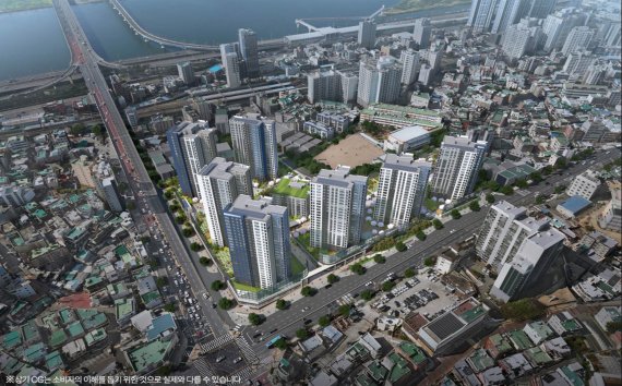 ‘두산위브 트리니뷰 구명역’ 조감도