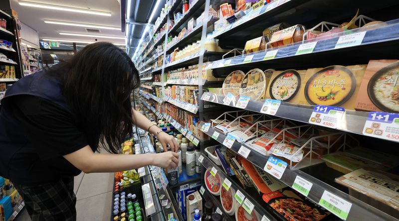 서울 시내 한 CU 편의점. (사진은 기사 내용과 무관함) 2025.7.24 ⓒ 뉴스1 김진환 기자