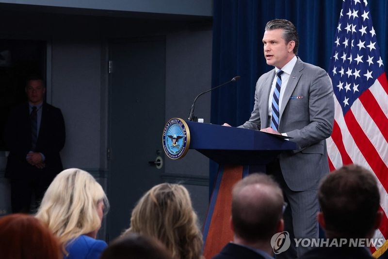 피트 헤그세스 미 국방장관 (출처=연합뉴스)