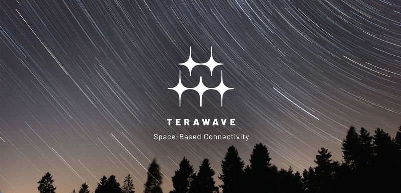 블루 오리진의 위성통신 서비스 '테라웨이브' 로고. (사진=블루 오리진 홈페이지 캡처) *재판매 및 DB 금지