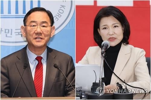 주호영 의원(왼쪽)과 이진숙 전 방송통신위원장 (출처=연합뉴스)