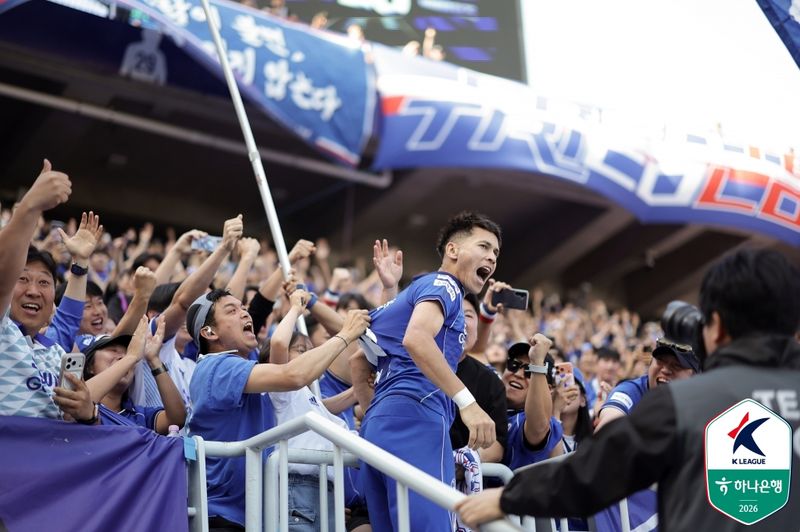 프로축구 K리그2 수원 삼성의 헤이스.뉴시스
