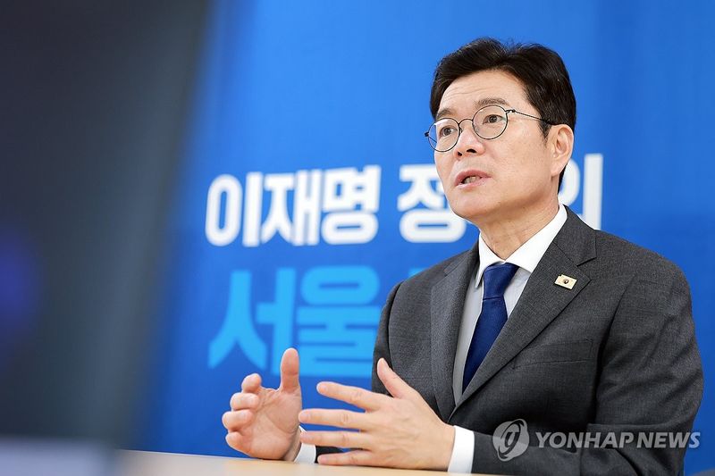 더불어민주당 정원오 서울시장 후보, 연합뉴스와 인터뷰 (출처=연합뉴스)