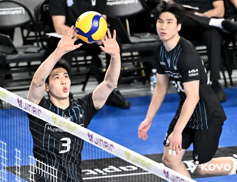 [천안=뉴시스]현대캐피탈 세터 황승빈. (사진=KOVO 제공) /사진=뉴시스