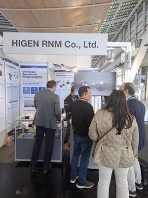 독일 현지 하노버 메세의 하이젠알앤엠 부스 전경. 하이젠알앤엠 제공.