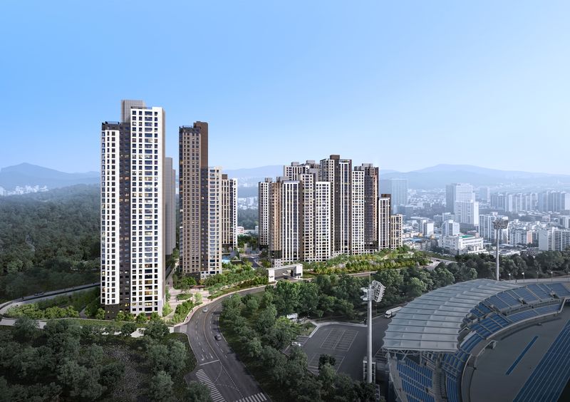 [두산위브더제니스 구미 조감도]