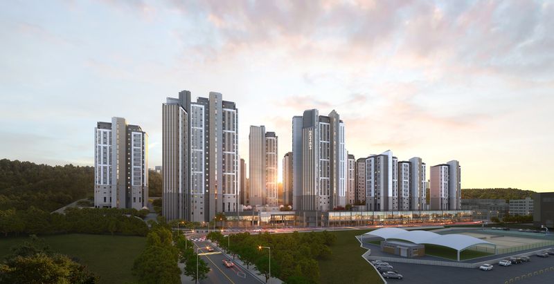 ‘사우역 지엔하임’ 투시도