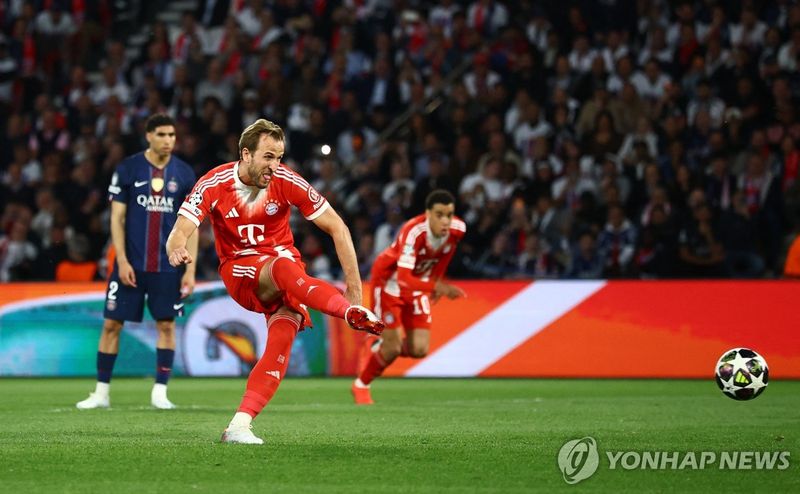 뮌헨 케인의 페널티킥 순간. (출처=연합뉴스)