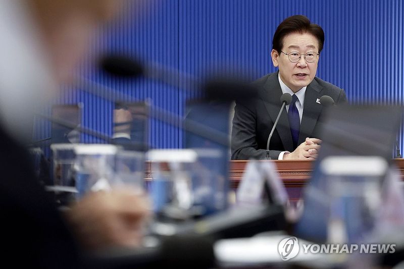 이재명 대통령, 수석보좌관회의 발언 (출처=연합뉴스)