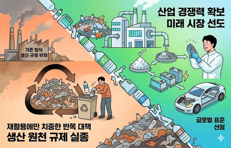 2030년 탈플라스틱 로드맵과 관련한 생성형 이미지. 제미나이