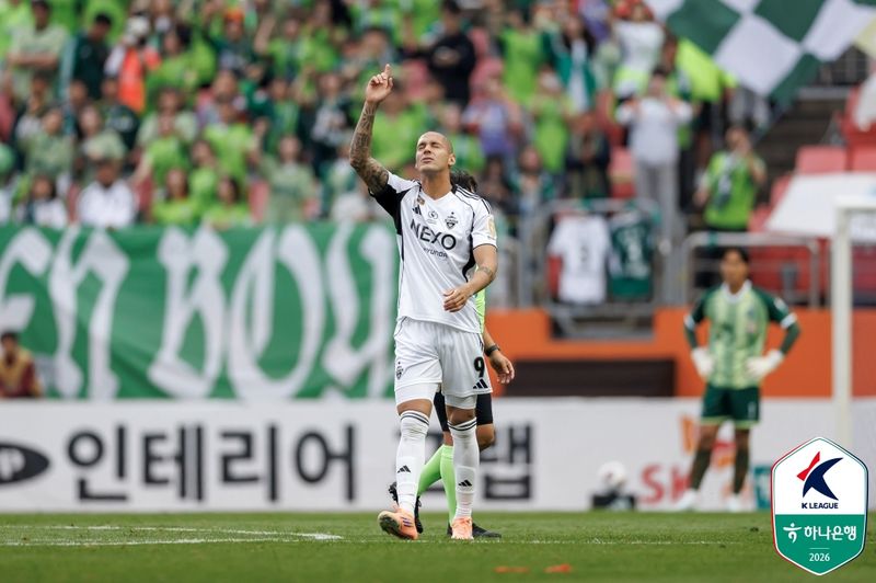 [서울=뉴시스] 프로축구 K리그1 전북현대의 티아고. (사진=한국프로축구연맹 제공) 2026.05.02. photo@newsis.com *재판매 및 DB 금지