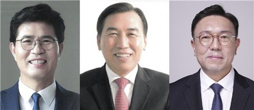 왼쪽부터 민주당 이원택·국민의힘 양정무··진보당 백승재 후보 (출처=연합뉴스)