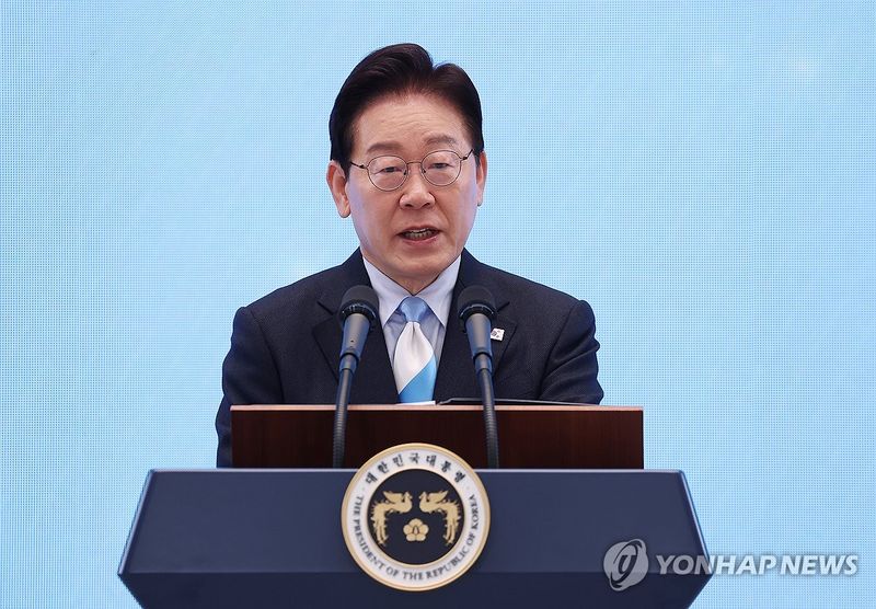노동절 기념사 하는 이재명 대통령 (출처=연합뉴스)