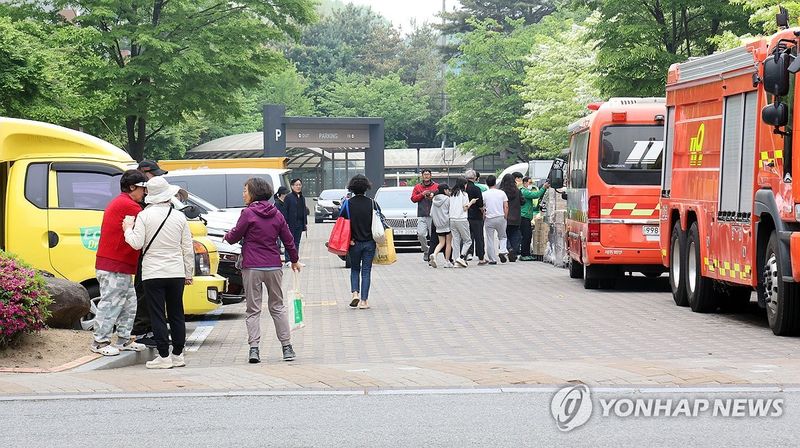 세종시 1천400세대 아파트 통째로 정전 (출처=연합뉴스)