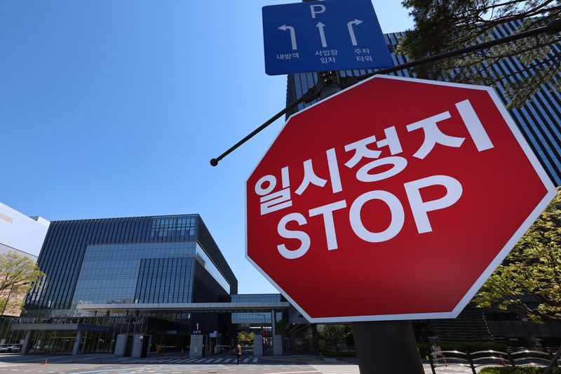 삼성바이오로직스 노조가 전면파업을 시작한지 나흘째인 4일 인천 송도 삼성바이오로직스 본사의 모습. 2026.5.4 ⓒ 뉴스1 구윤성 기자