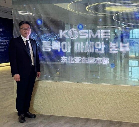 지난달 30일 박수석 중소벤처기업진흥공단(KOSME) 동북아·아세안 본부 본부장. (사진/신화통신)