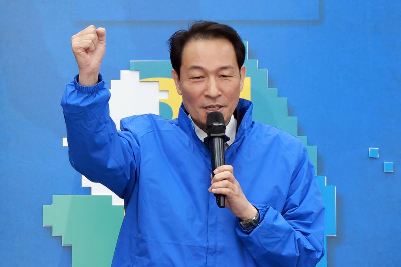 우상호 후보 연합뉴스