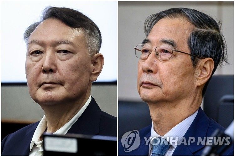 윤석열·한덕수 (출처=연합뉴스)