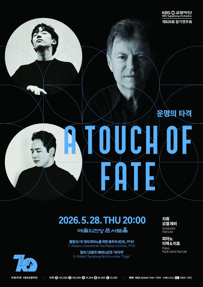 제826회 정기연주회 포스터(KBS교향악단 제공)
