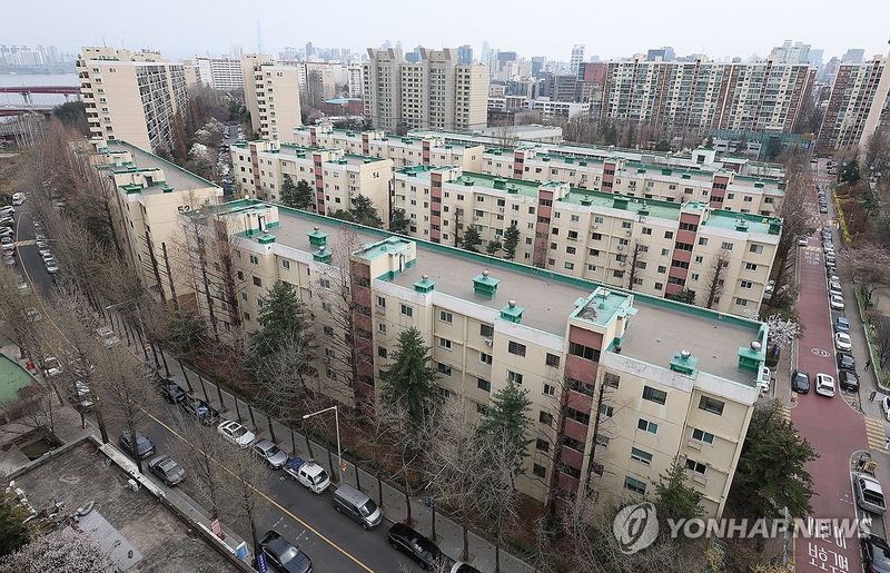 서울 강남구 한 아파트 단지 (출처=연합뉴스)