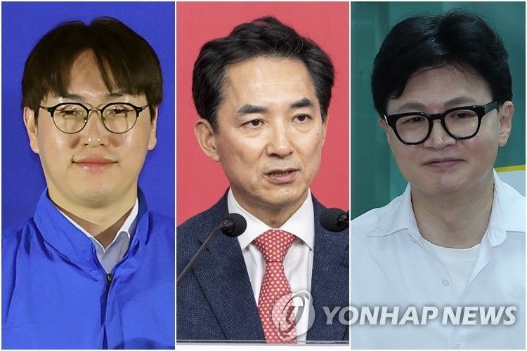 부산 북갑 출마하는 하정우·박민식·한동훈 (출처=연합뉴스)