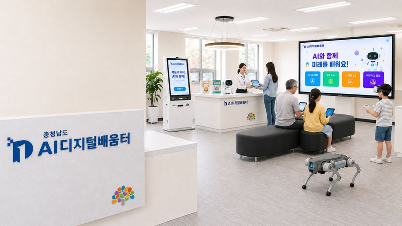 충남도, 인공지능 중심 디지털 교육 대전환