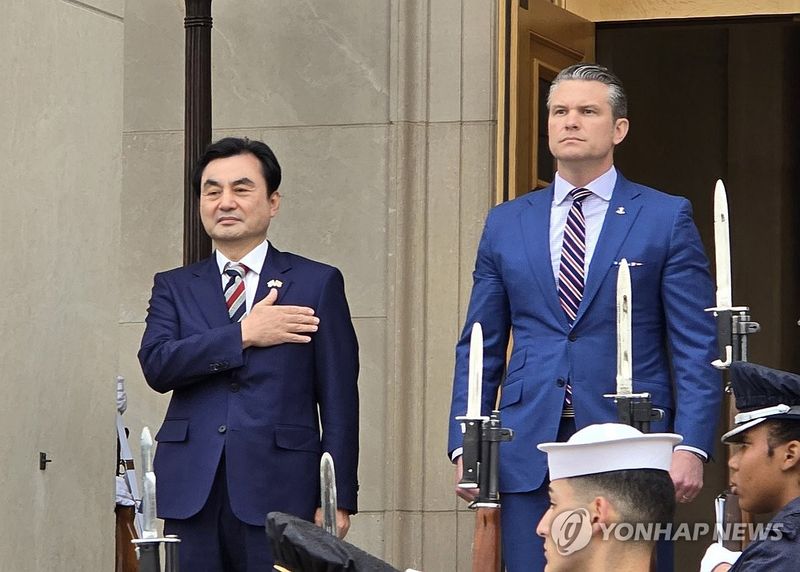 워싱턴서 한미 국방장관 회담 (출처=연합뉴스)