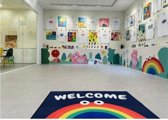 서울시 어린이병원에 마련된 발달장애 예술 브랜드 '아르피쉬' 쇼룸. 연합뉴스