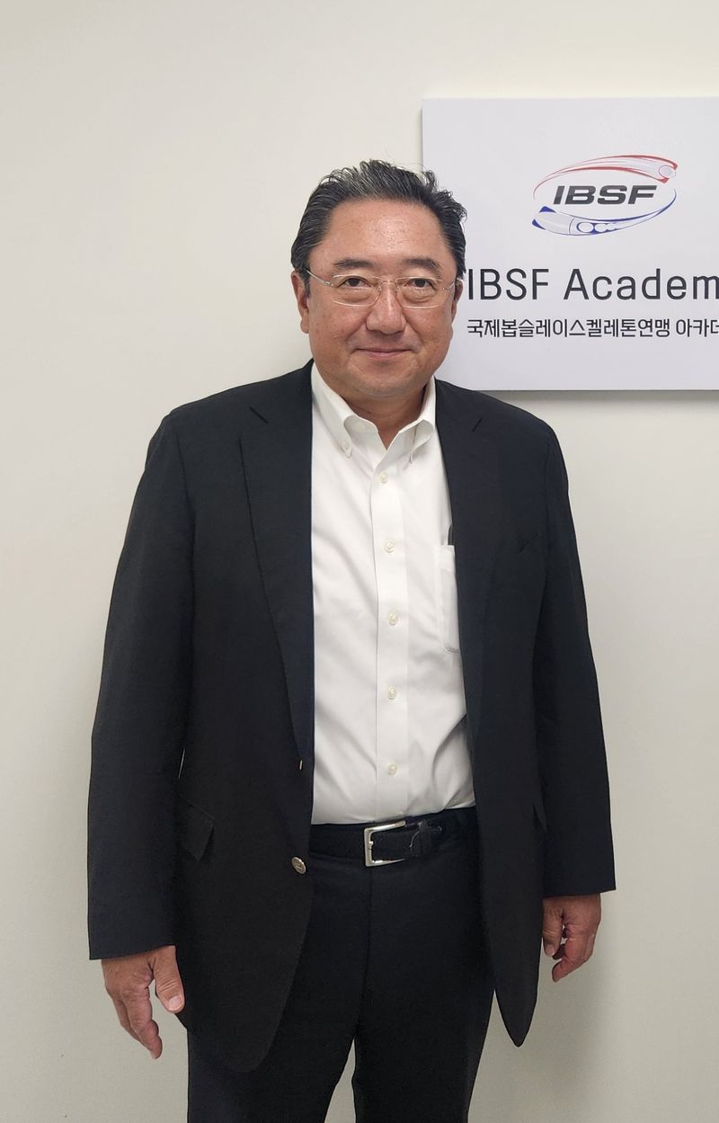 2018평창기념재단을 방문한 기타노 다카히로 일본 일본 봅슬레이·루지·스켈레톤연맹 회장. /사진=대한봅슬레이스켈레톤경기연맹