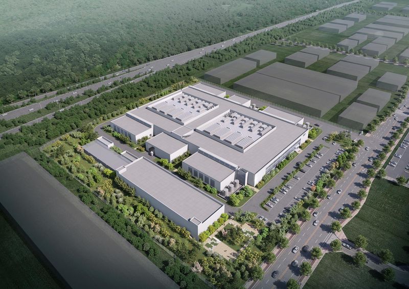 경북도 포항 AI 데이터센터가 본격 실행 단계에 돌입, 오는 2027년 10월 상업운전을 시작한다. 사진은 경북 포항 AI 데이터센터 조감도. 경북도 제공