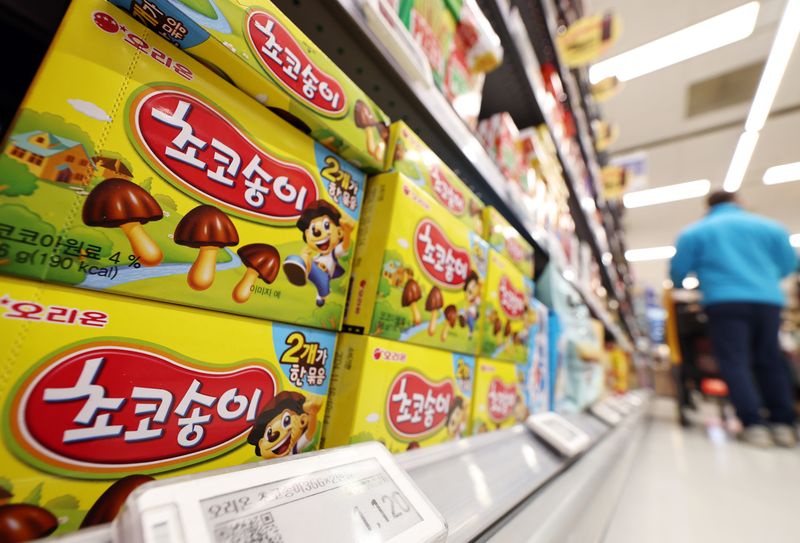 서울의 한 대형마트에 진열된 초코송이. 사진=뉴스1
