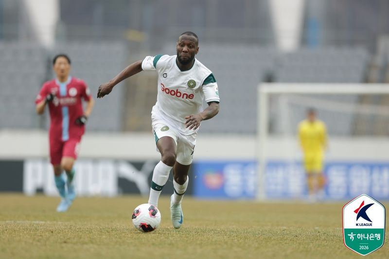 [서울=뉴시스] 프로축구 K리그2 김포FC의 루이스. (사진=한국프로축구연맹 제공)