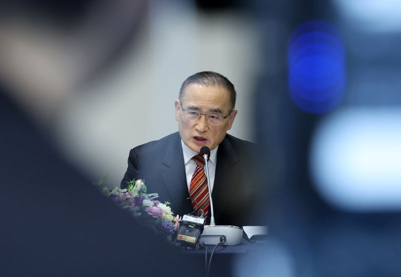 [서울=뉴시스] 이영환 기자 = 위성락 국가안보실장이 13일 오후 서울 중구 한국프레스센터에서 열린 편집인협회 초청 간담회에 참석해 발언을 하고 있다. 2026.05.13. 20hwan@newsis.com
