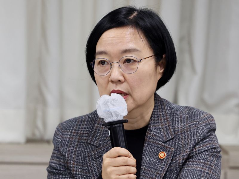 한성숙 중소벤처기업부 장관이 '중동 상황 관련 중소기업 영향 점검회의'에서 모두발언을 하고 있다. 2026.3.6 ⓒ 뉴스1 황기선 기자