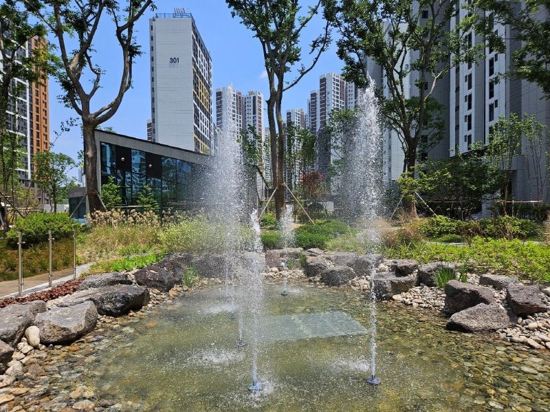 제일건설 제일풍경채 옥정 단지 조경. 사진 = 제일건설 제공