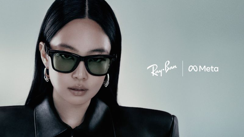 '블랙핑크' 제니가 착용한 레이밴 메타 웨이페어러. 메타 제공