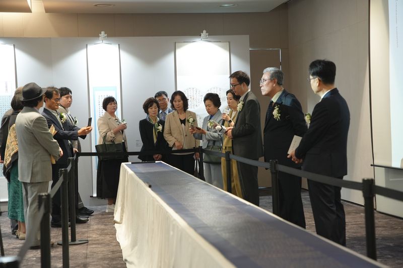 한중 문화교류 특별전시 자이샹룽 서예전, 서울에서 열리다