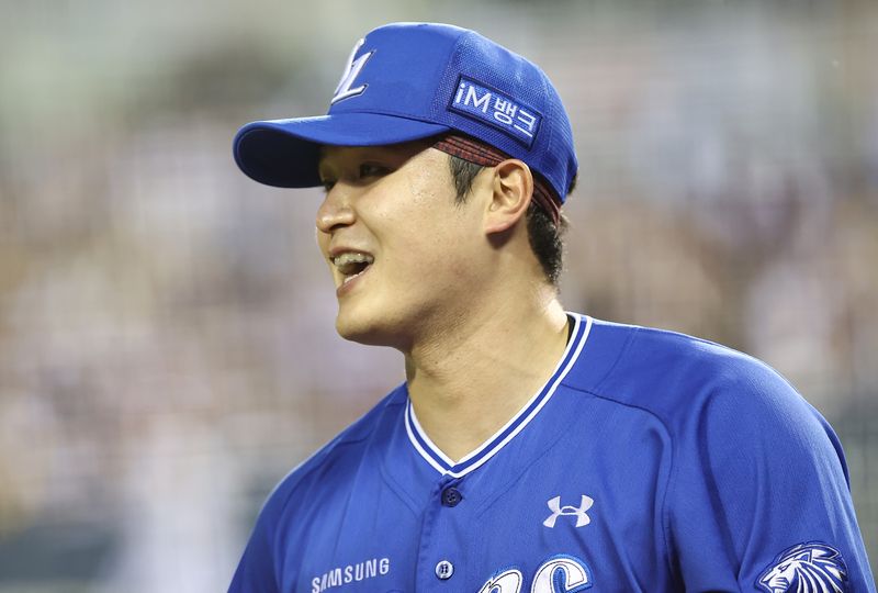 미세한 염증이 발견돼 휴식을 부여받은 최원태.연합뉴스