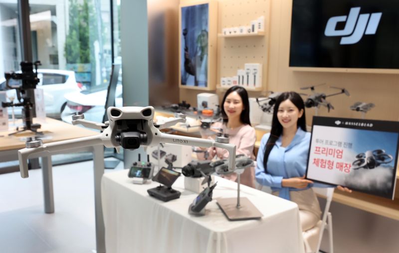 핫셀블라드와 DJI, 가로수길에 착륙하다