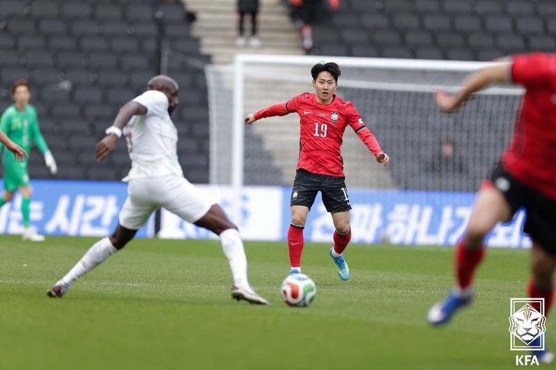 [서울=뉴시스] 한국 축구 국가대표 미드필더 이강인. (사진=대한축구협회 제공) *재판매 및 DB 금지