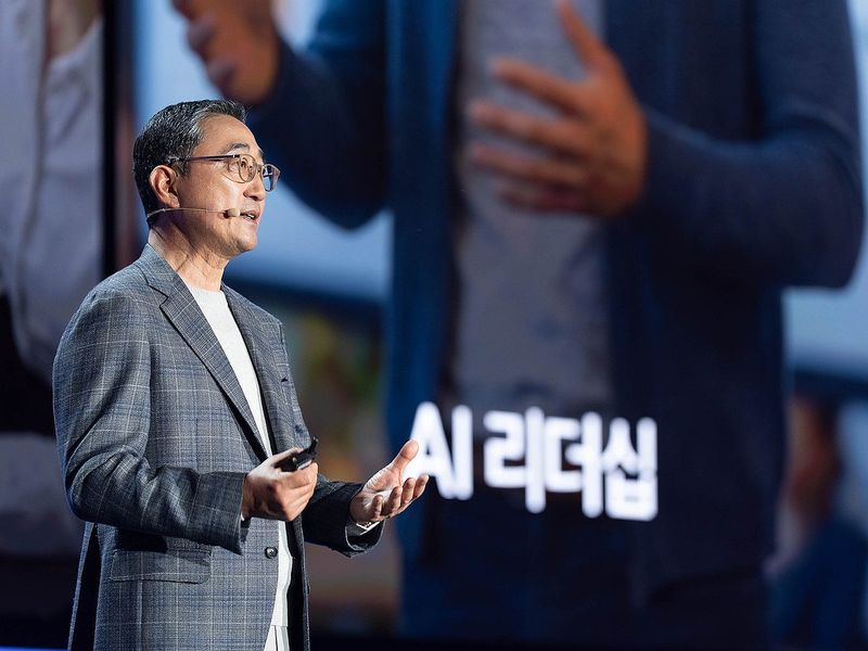 기조연설 하는 함기호 아마존웹서비스 코리아 대표 (출처=연합뉴스)