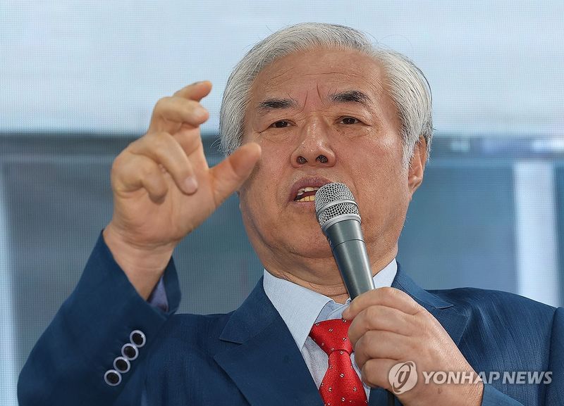 전광훈 사랑제일교회 목사. 연합뉴스
