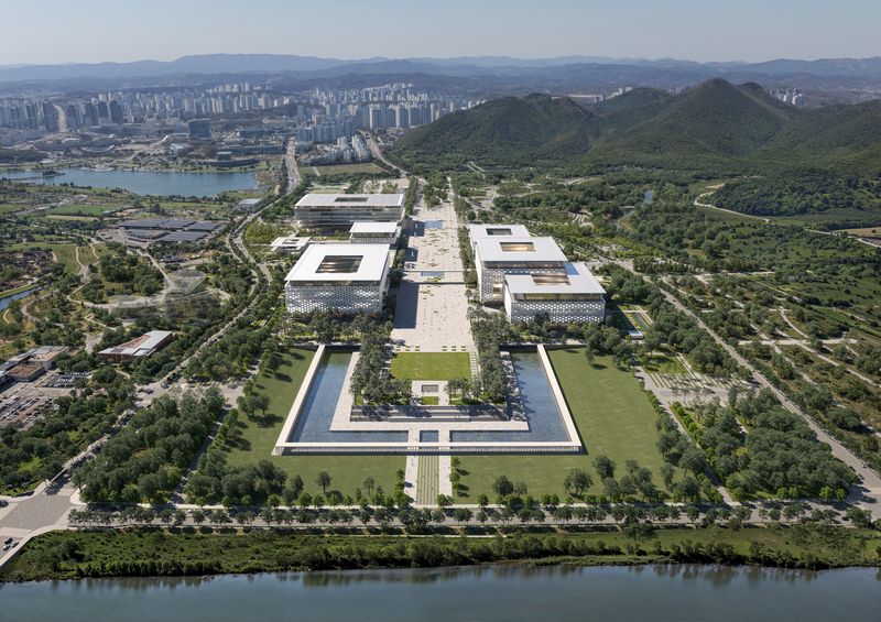 국회세종의사당 조감도. 시민 중심 보행공간과 열린 광장 구상을 반영했다. 행복청 제공
