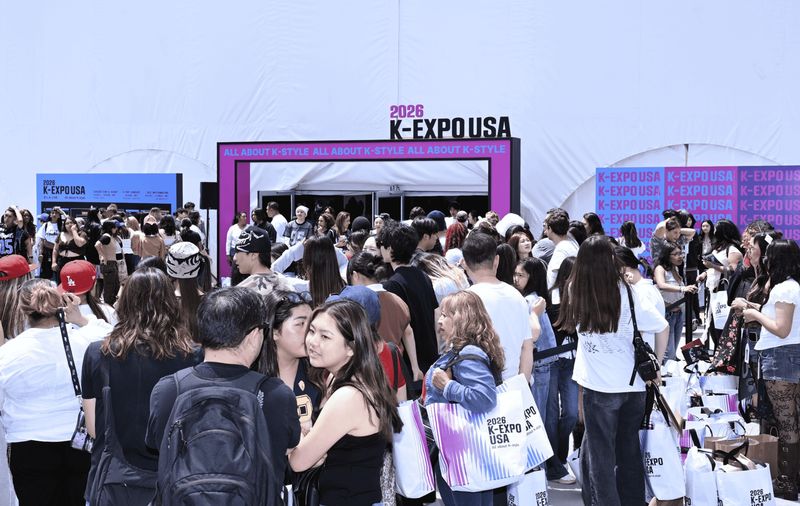 문화체육관광부와 한국콘텐츠진흥원이 미국 로스앤젤레스에서 연 '2026 K-EXPO USA'에 이틀간 4만여 명이 찾았다. 콘진원 제공