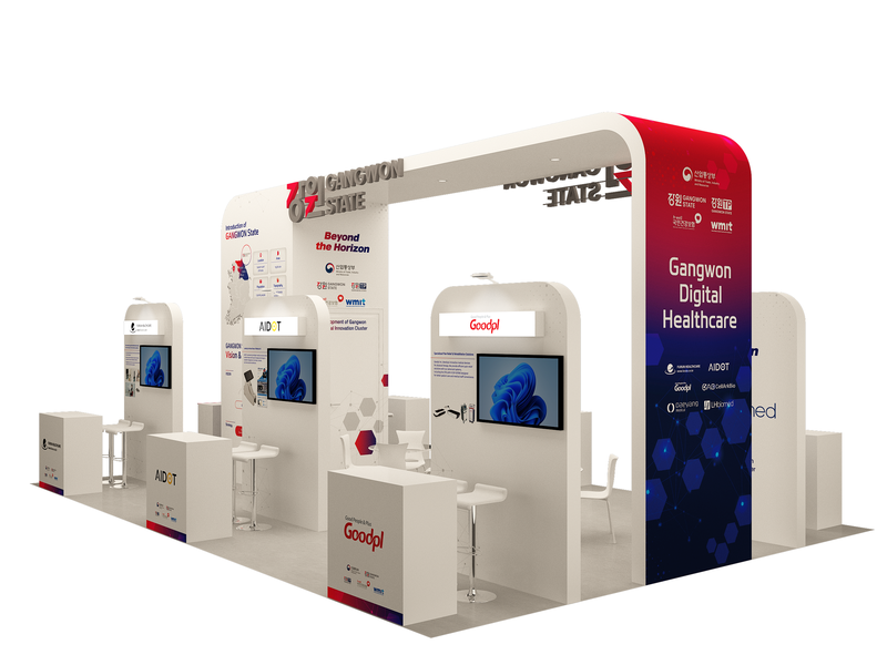 베트남 K-Med Expo 강원공동관 전경. 원주의료기기산업진흥원 제공