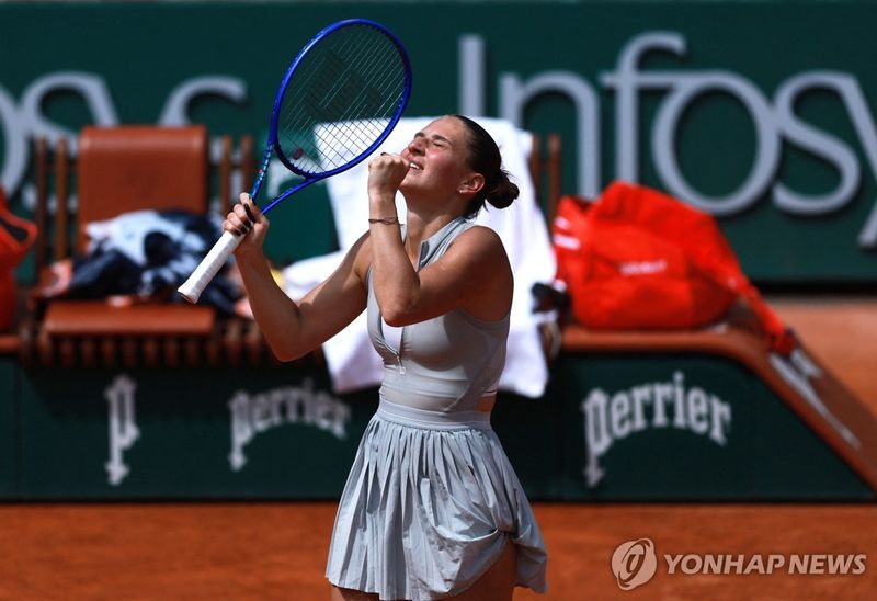 2026 프랑스오픈 16강에 진출한 마르타 코스튜크 (출처=연합뉴스)