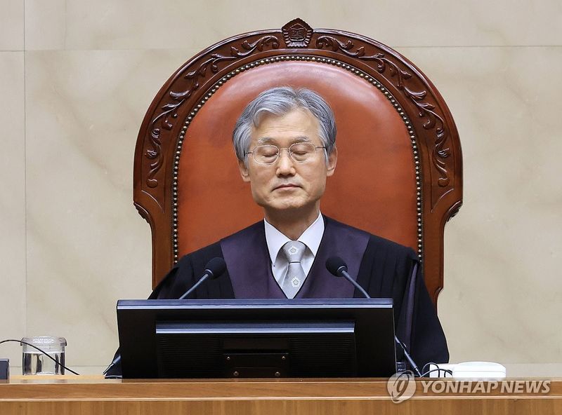 생각에 잠긴 조희대 대법원장 (출처=연합뉴스)