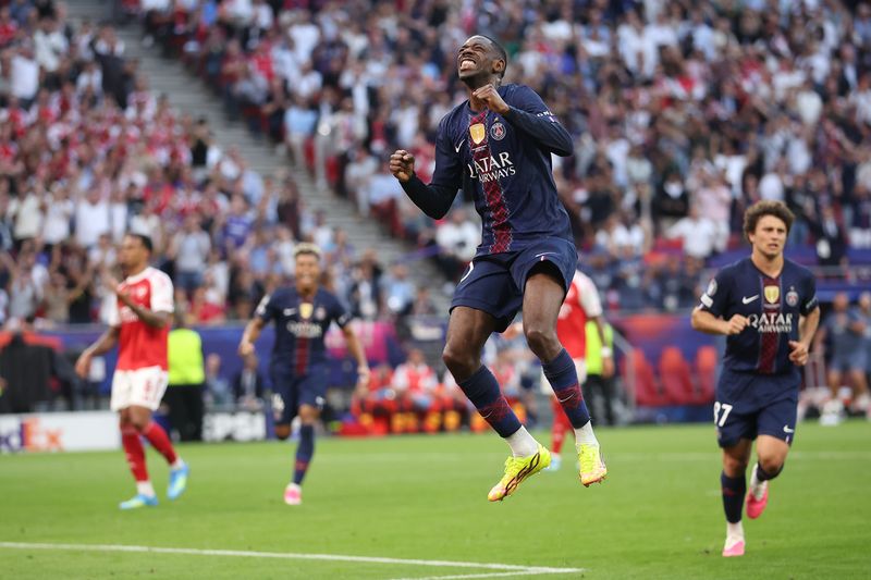[부다페스트=AP/뉴시스]PSG, UCL 2연패 달성. 2026.05.30. /사진=뉴시스