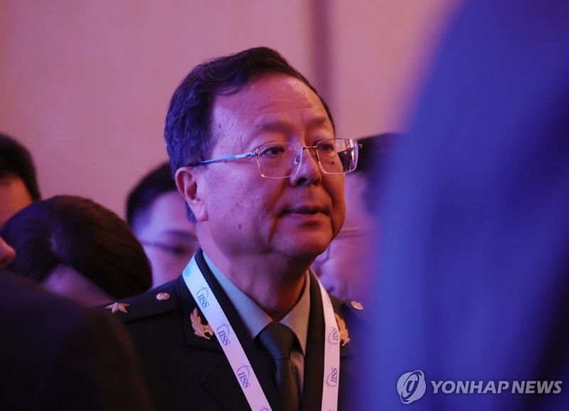 지난 30일 싱가포르에서 열린 아시아안보회의(샹그릴라 대화)에 참석한 멍샹칭 중국 국방대 교수. 출처=연합뉴스